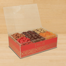 Happy Diwali designed premium chocolate & nuts acrylic medium box