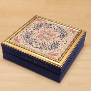 Flower pattern designed chocolate har...