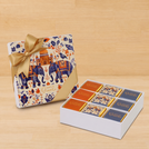 Happy diwali elephant festive designed 9-piece premium chocolate hard box