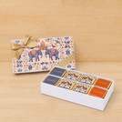 Set of 6 Happy Diwali elephant festive designed 8 - piece premium chocolate hard box giveaway