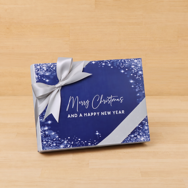 Merry Christmas & happy new year winter designed premium chocolate 12 piece hard box