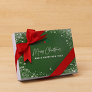 Merry Christmas snow flakes designed premium chocolate 12P hard box