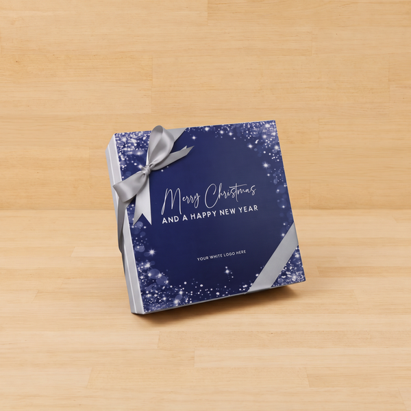 Merry Christmas & happy new year winter designed premium chocolate 2-layer hard box