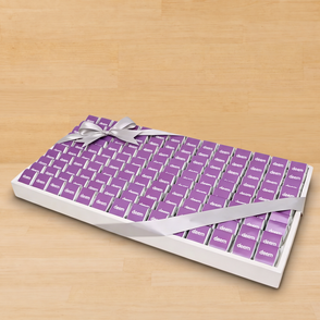 Corporate branded chocolate large lea...