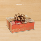 Happy Diwali designed premium chocolate & nuts acrylic small box