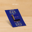 Set of 30 Happy Diwali designed premium chocolate card