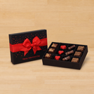 Happy Valentine's Day tiny hearts designed 12P premium chocolate gift box