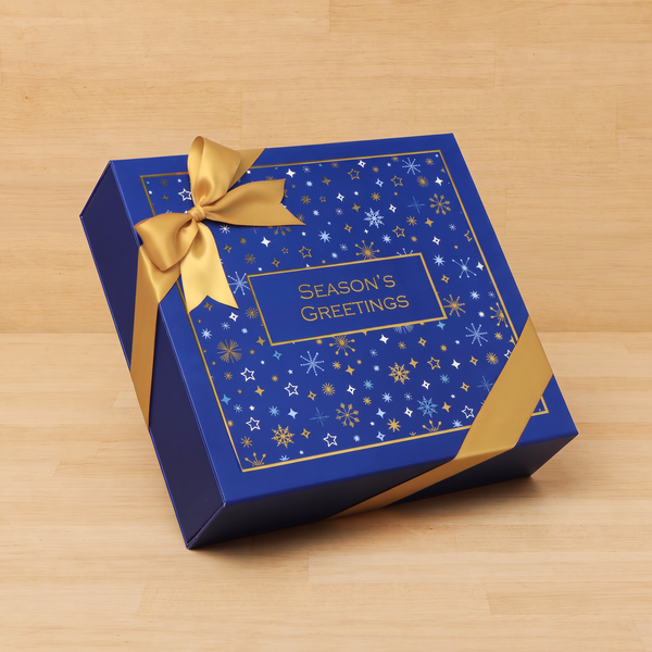 Season's Greeting designed magnetic sliding box