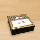 Vintage national day designed premium chocolate velvet hard box