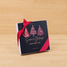Season's greeting three trees designed premium chocolate 9-piece hard box