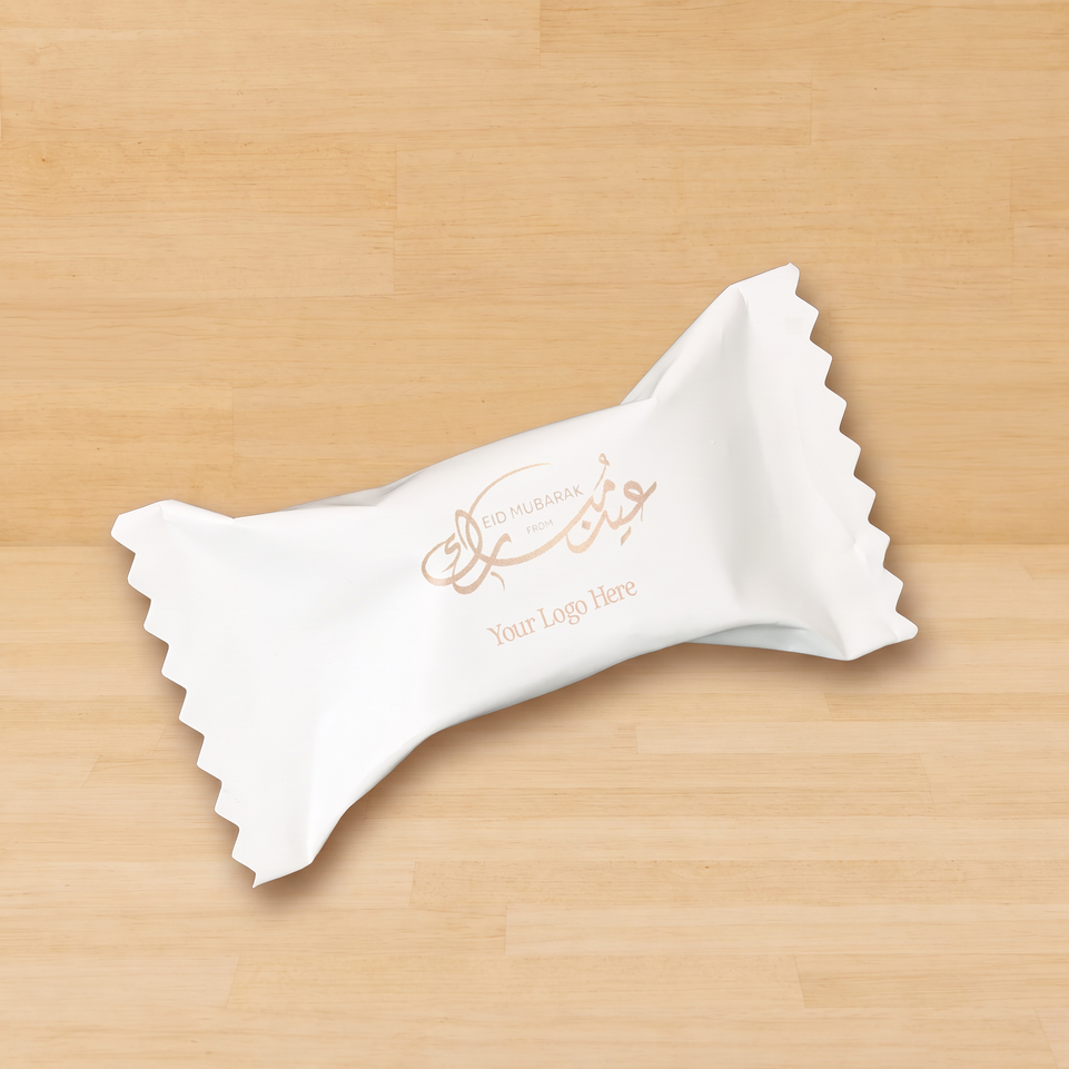 Corporate branded Eid Mubarak designed loose premium nuts stuffed dates