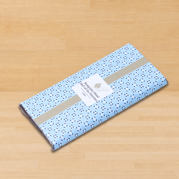 Set of 10 corporate branded plain milk loose chocolate bar