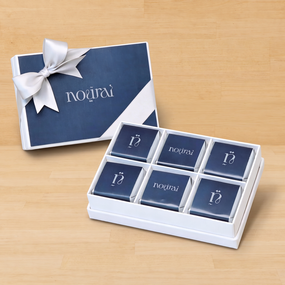 Set of 8 corporate customized premium chocolate 6P hard box