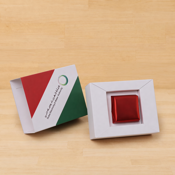 Corporate branded chocolate printed box