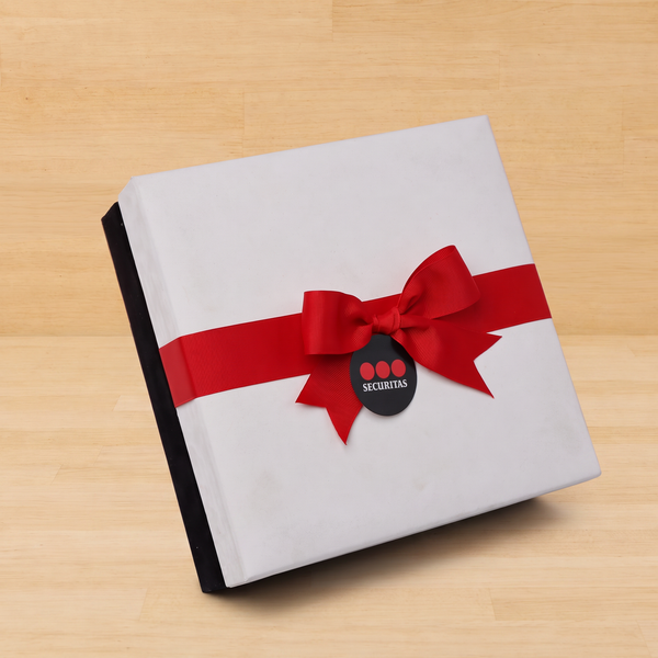 Corporate branded chocolate velvet hard box