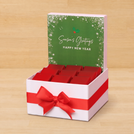 Season's greetings , Merry Christmas & Happy New Year designed premium chocolate small hamper