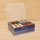 Happy Diwali ornament design premium chocolate gift small acrylic box