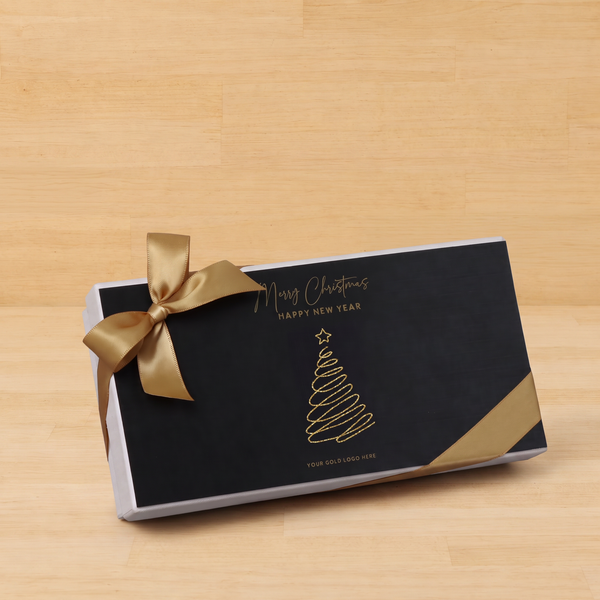 Set of 6 Merry Christmas & new year designed premium chocolate 8P hard box