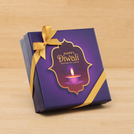 Diwali candle design premium chocolate 9 piece printed hard box