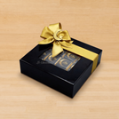 Corporate customized ramadan designed premium chocolate wood box view top