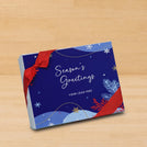 Set of 5 corporate customized season's greetings designed premium chocolate 12p hard box