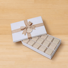 Set of 4 Corporate branded chocolate 15- piece hard box