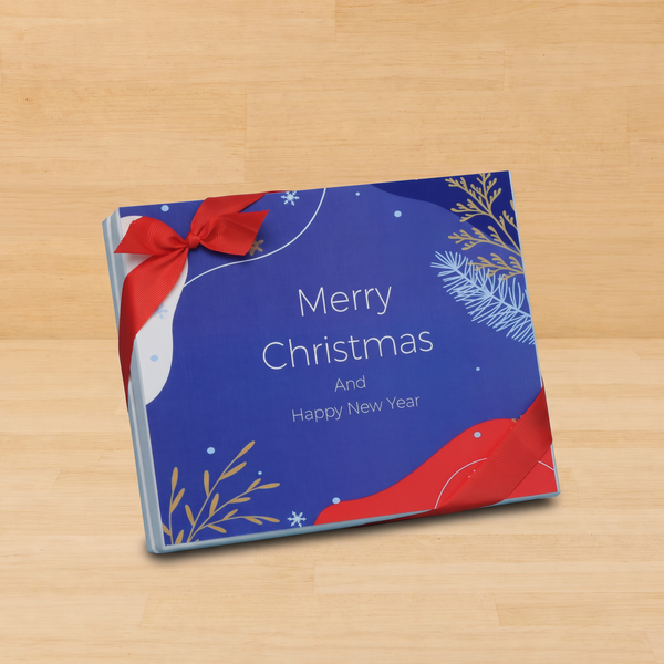 Merry christmas designed premium chocolate 20p hard box