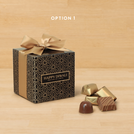 Set of 20 Happy Diwali festival of lights designed premium chocolate cube soft box