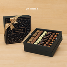 Season's greetings Stars designed premium chocolate hard box