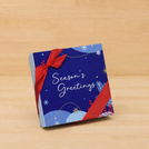 Season's greetings designed premium chocolate 9p hard box