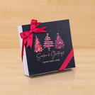 Season's greeting three trees designed premium chocolate hard box