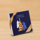 Season's greeting designed premium chocolate 9p hard box