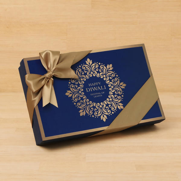 Happy Diwali Festival of Lights ornament designed premium chocolate 15P hard box