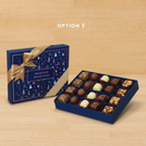Season's greetings Christmas designed premium chocolate 20P hard box