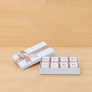 Set of 6 Breast cancer awareness designed premium chocolate 8 piece hard box