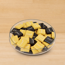 Corporate branded premium chocolate glass bowl