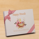 Happy diwali floral candle lights designed premium chocolate 20P hard box