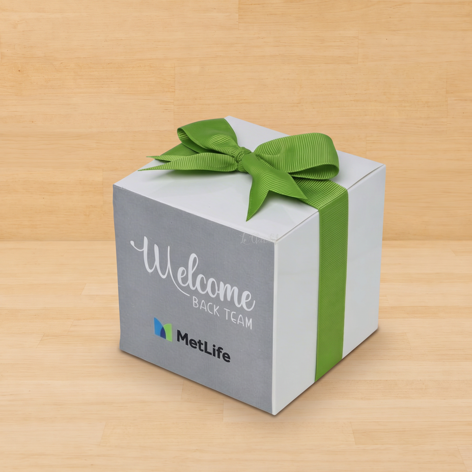 Set of 20 Corporate customized premium chocolate soft cube box