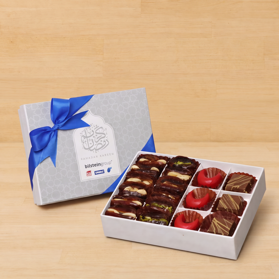 Set of 5 Corporate customized top card Ramadan kareem design 12P hard box
