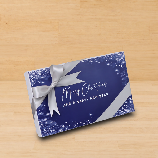 Merry Christmas & happy new year winter designed premium chocolate 15 piece hard box