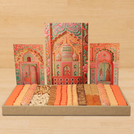 Happy Diwali designed premium chocolate & sweets large leather tray