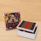 Happy diwali majestic elephant designed premium chocolate 2-layer hard box