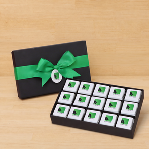 Set of 4 Corporate branded chocolate ...