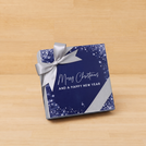 Set of 5 Corporate customized Merry Christmas & happy new year winter designed premium chocolate 9 piece hard box