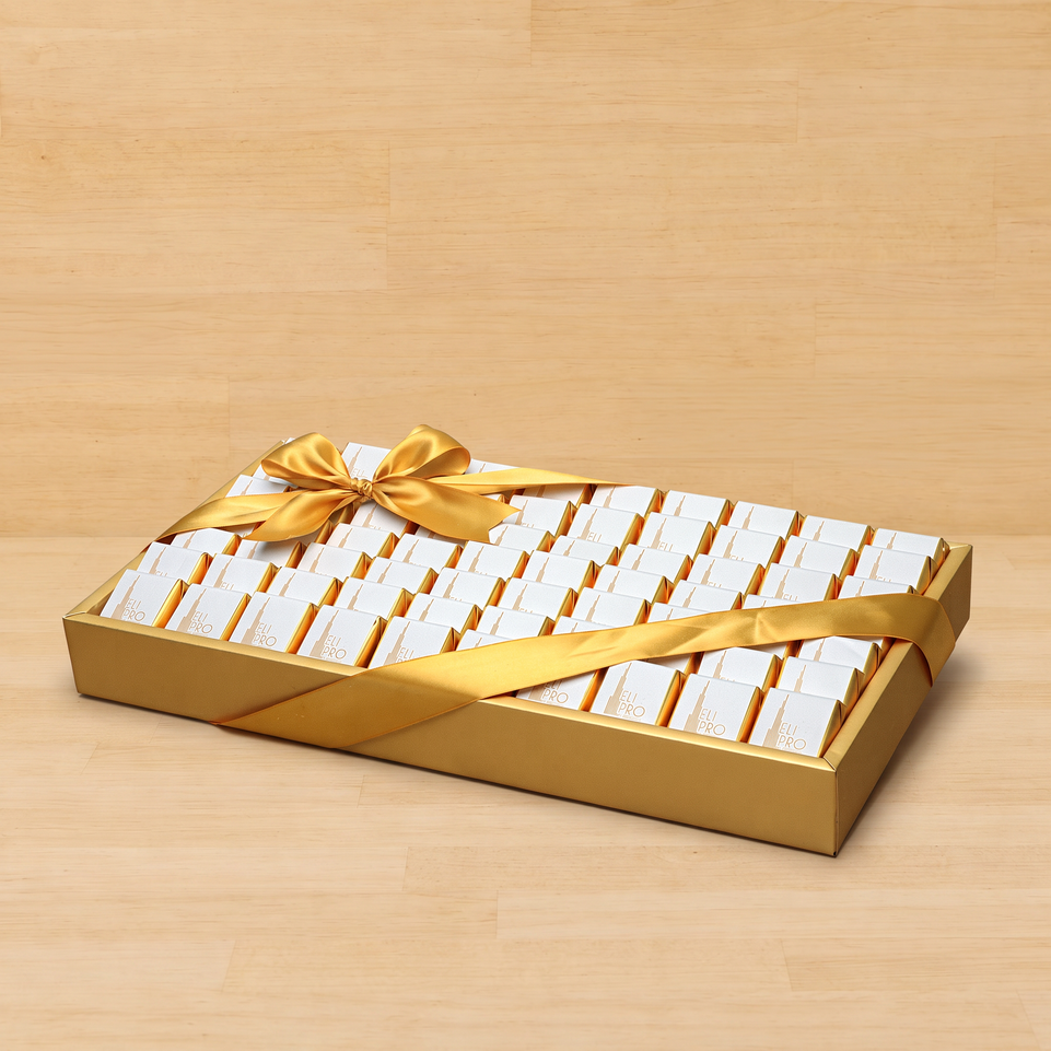 Corporate customized premium chocolate medium leather tray