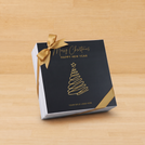 Season's greetings , Merry Christmas & happy new year designed premium chocolate hard box