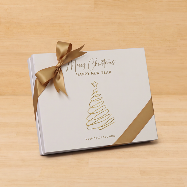 Season's greetings, Merry Christmas & happy new year designed premium chocolate 20 piece hard box