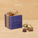 Set of 20 Happy Diwali festival of lights designed premium chocolate cube soft box