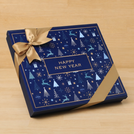 Happy New Year Festive designed premium chocolate 42P hard box
