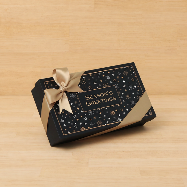 Season's greetings Stars designed premium chocolate 15P hard box